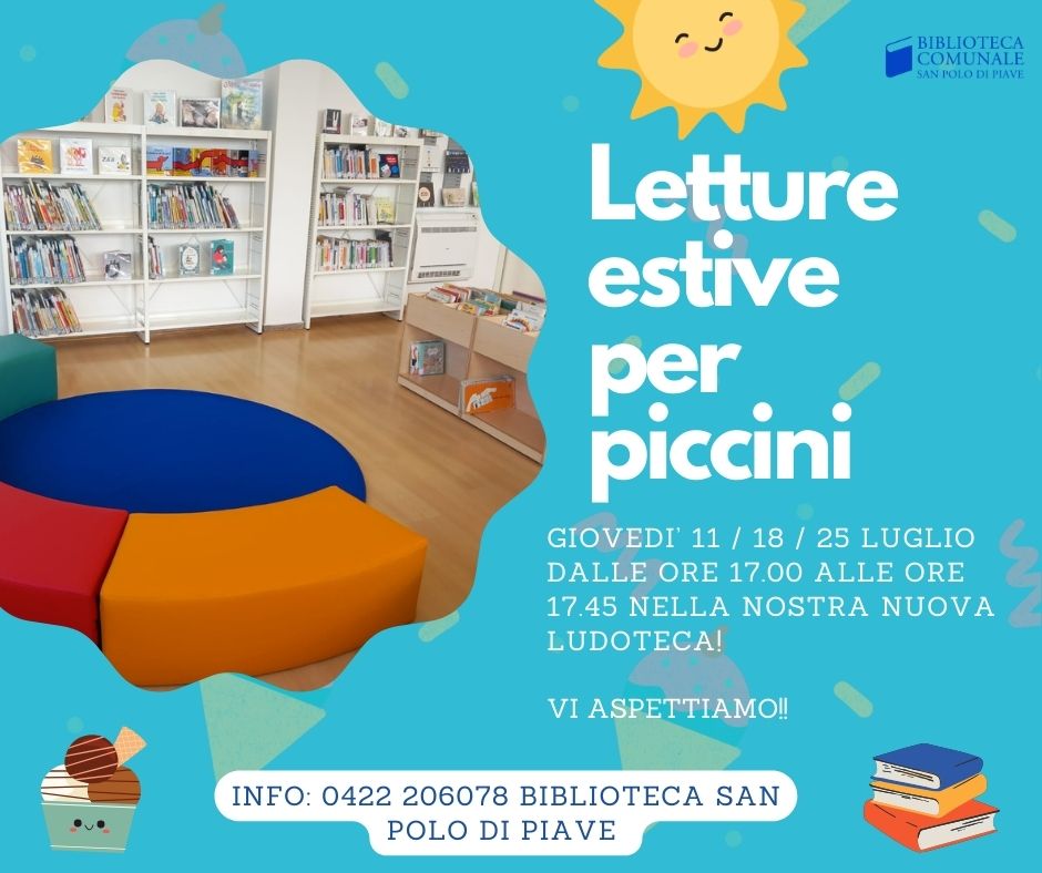 Letture estive - 11, 18, 25 luglio